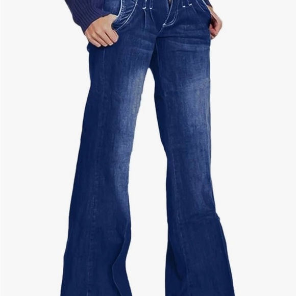 Flamingals Denim - NWOT Flamingals Low Rise Butterfly Flare Jeans 👖 | NWOT Never Worn💨🔥